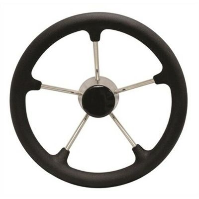 ISO9001 13.5inches Shaft Marine Aluminum Boat Steering Wheels Red
